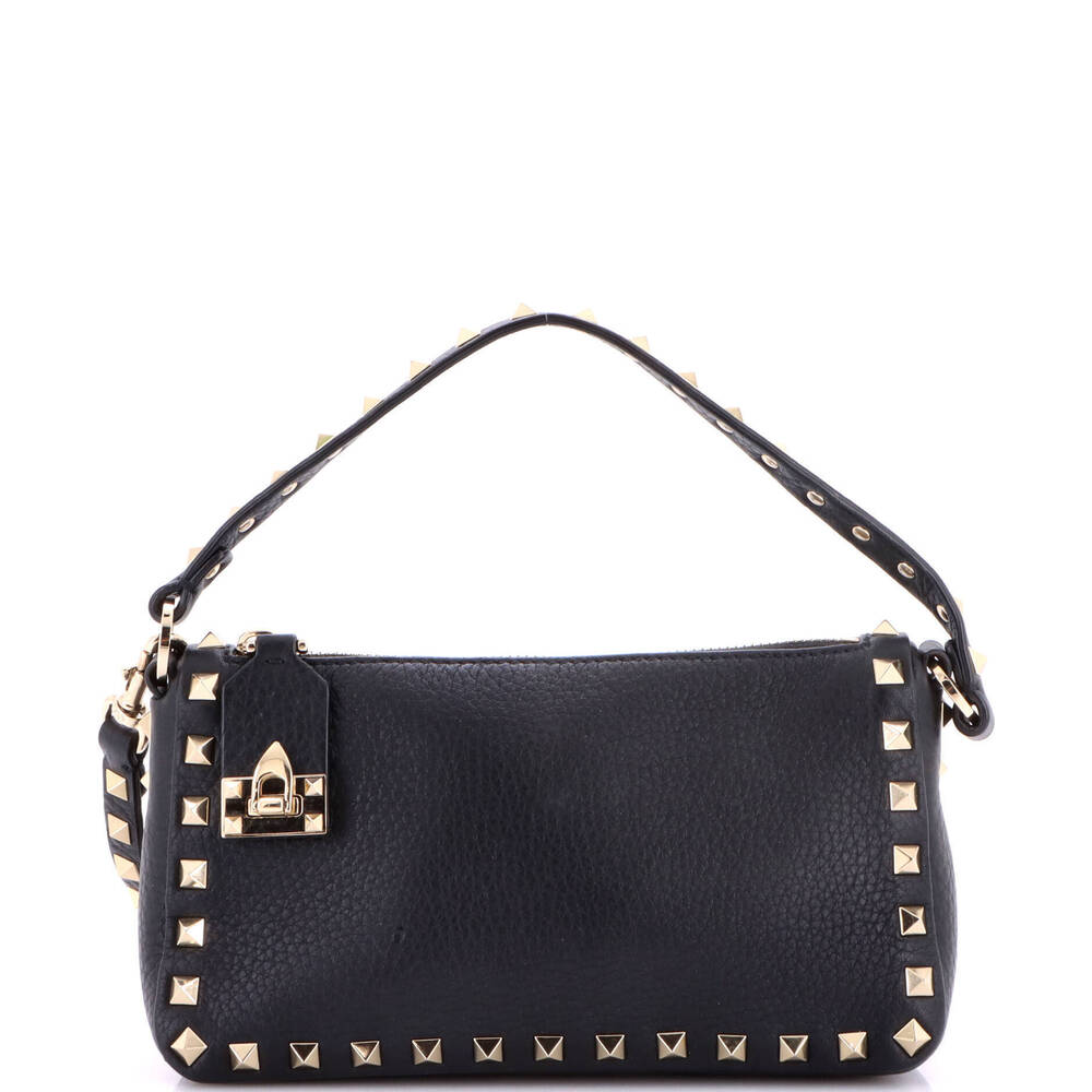 Valentino Garavani Small Rockstud Zip Pochette Shoulder Bag